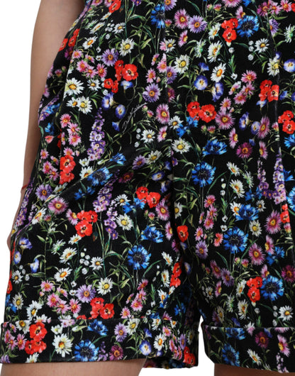 Dolce &amp; Gabbana Chic Floral High Waist Hot Pants Shorts