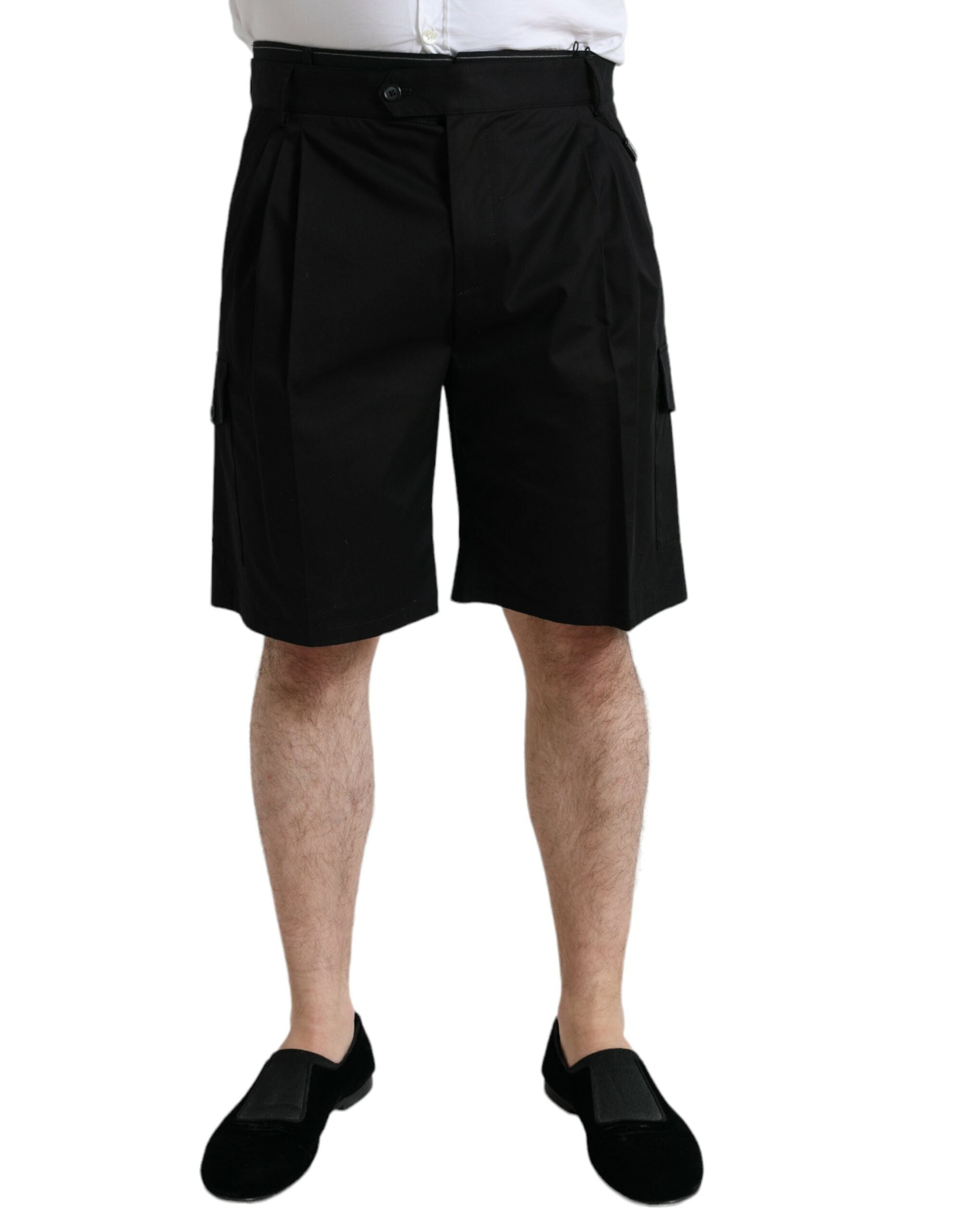 Dolce &amp; Gabbana Sleek Designer Bermuda Cargo Shorts