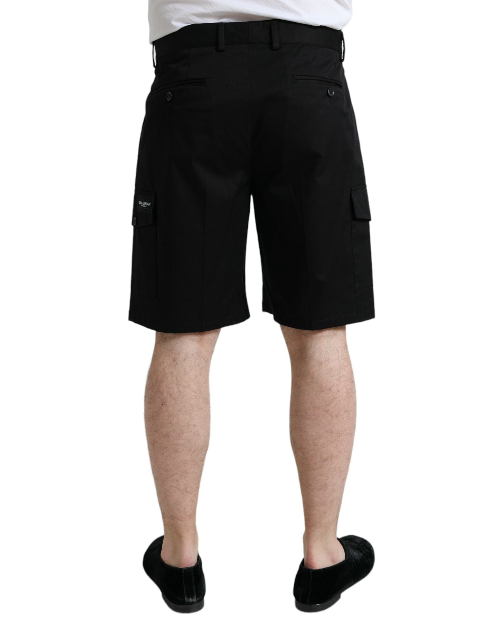 Dolce &amp; Gabbana Sleek Designer Bermuda Cargo Shorts