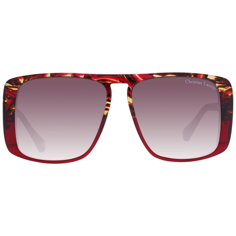 Christian Lacroix Red Women Sunglasses