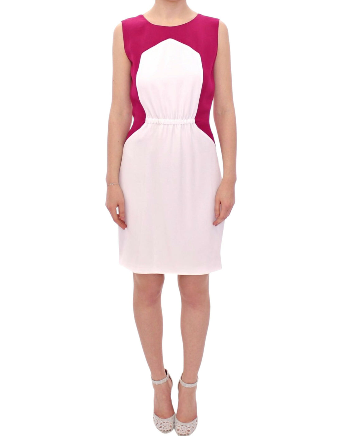 CO|TE Chic Pink &amp; White Shift Dress