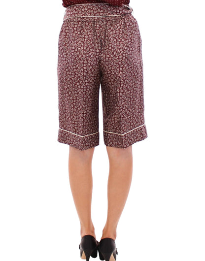 Dolce &amp; Gabbana Chic Silk Pajama Shorts