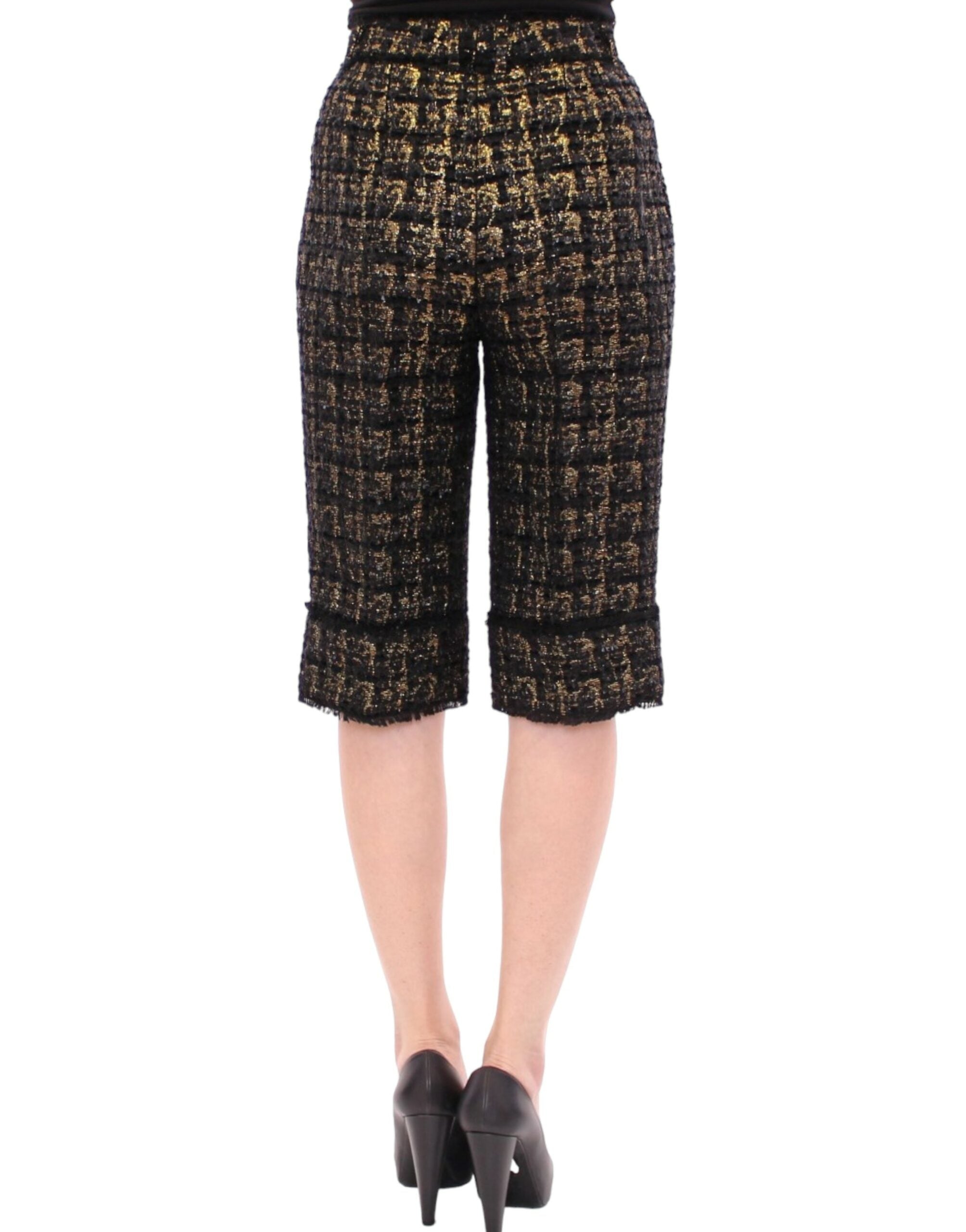 Dolce &amp; Gabbana Elegant Designer Woven Shorts