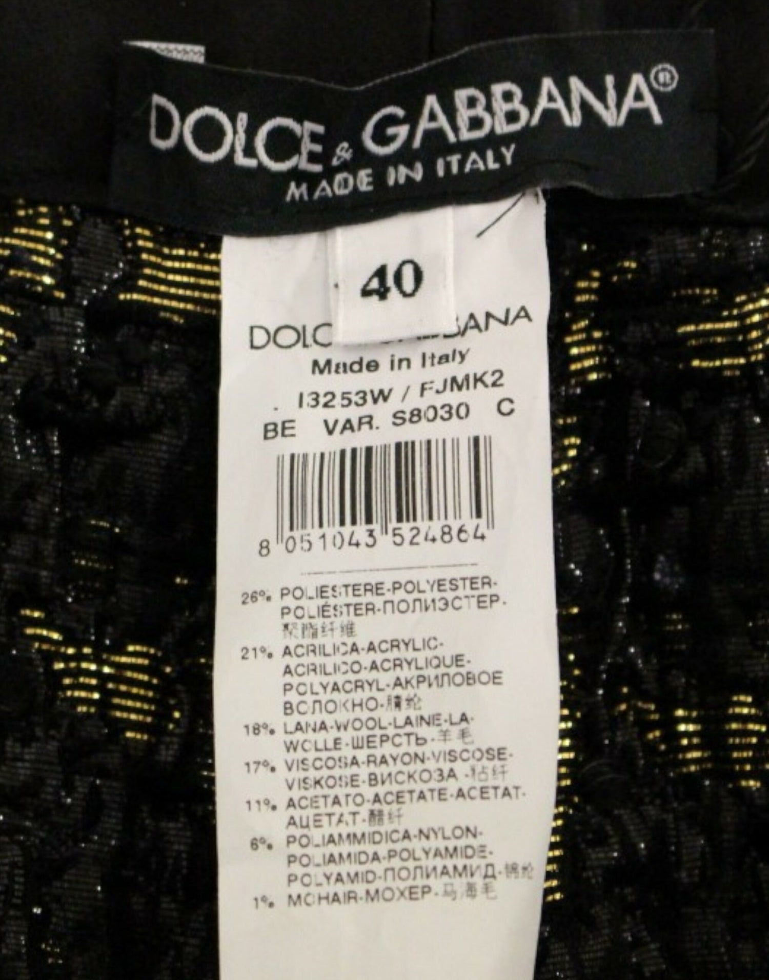 Dolce &amp; Gabbana Elegant Designer Woven Shorts