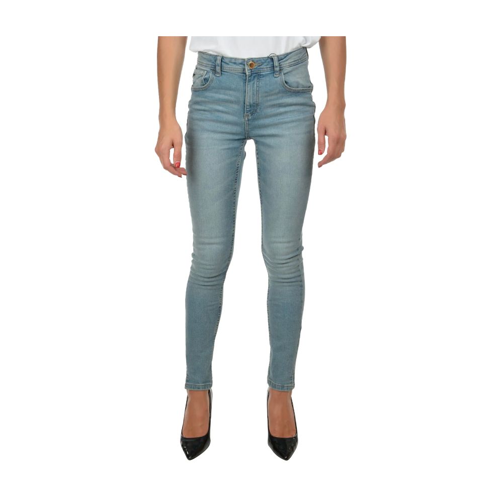 Yes Zee Light Blue Cotton Women&