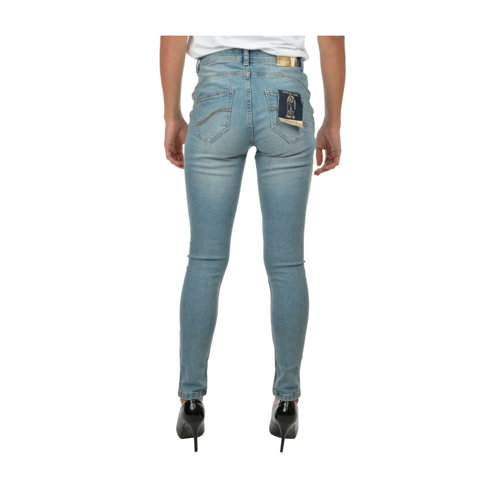 Yes Zee Light Blue Cotton Women&