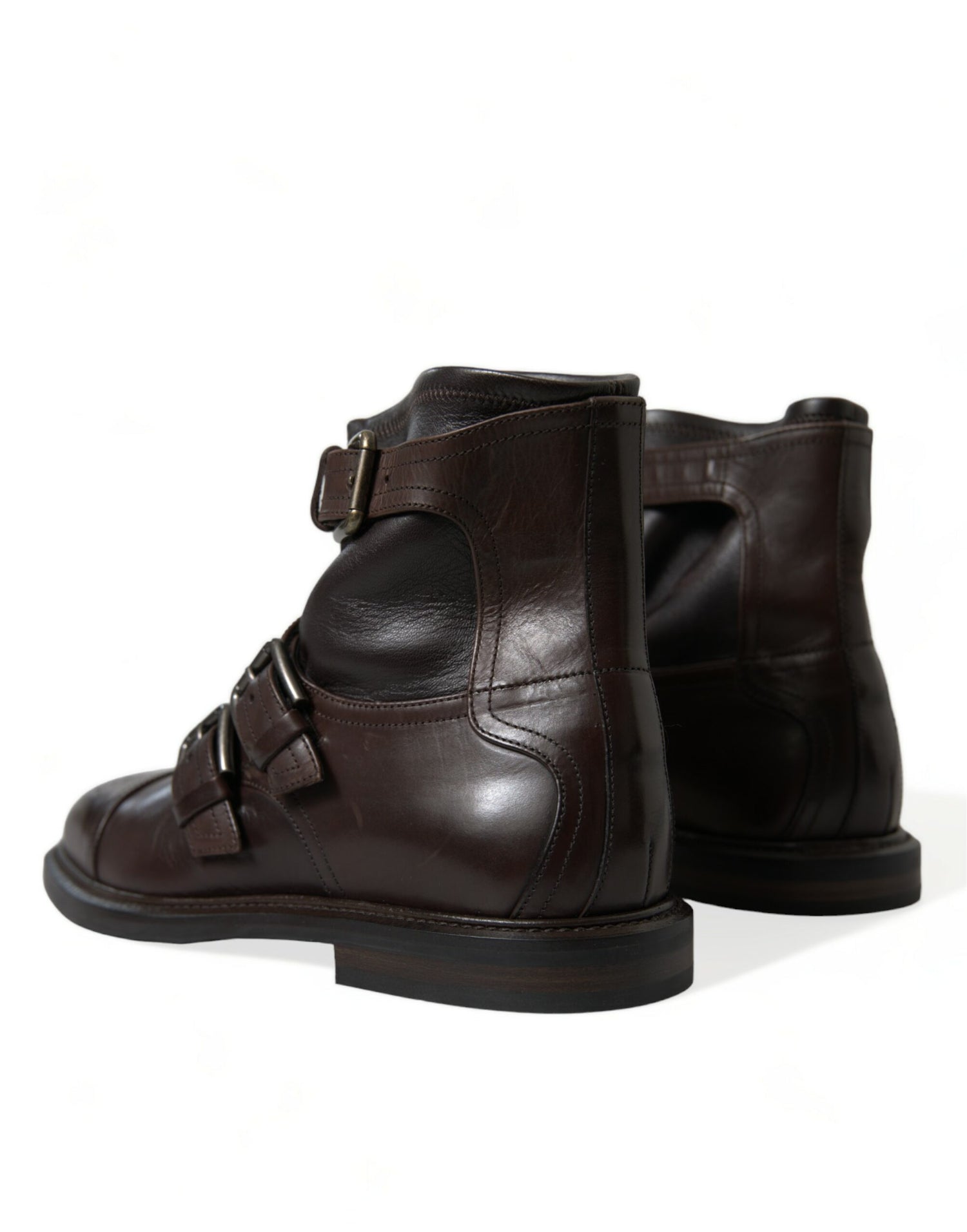 Dolce &amp; Gabbana Elegant Mens Leather Ankle Boots