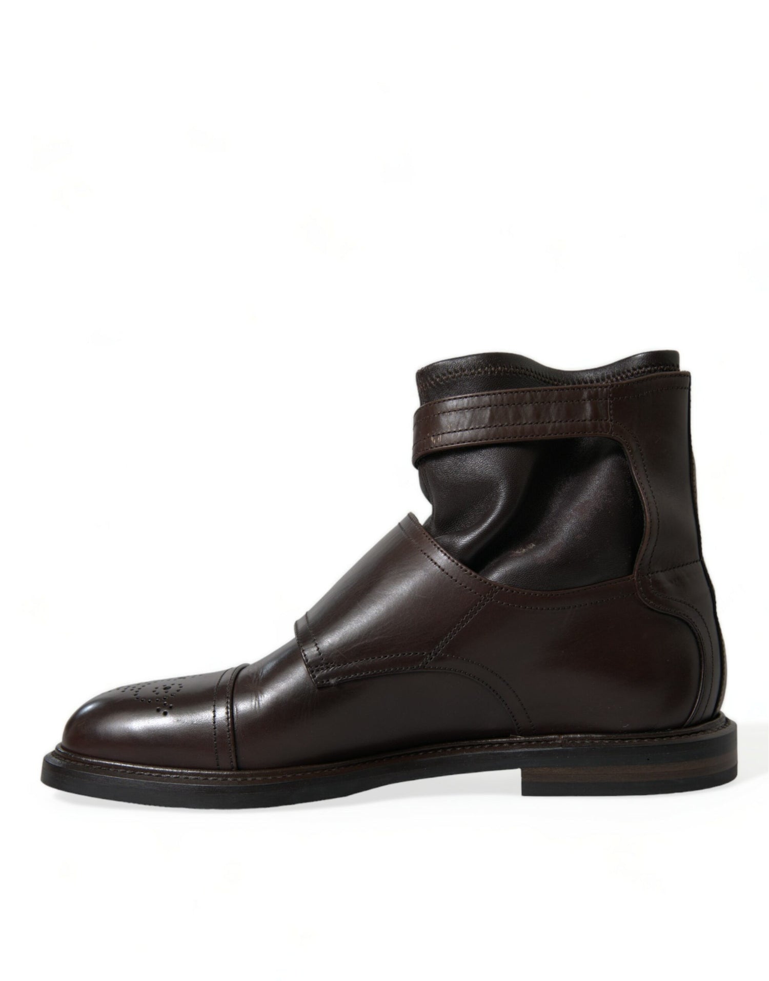 Dolce &amp; Gabbana Elegant Mens Leather Ankle Boots