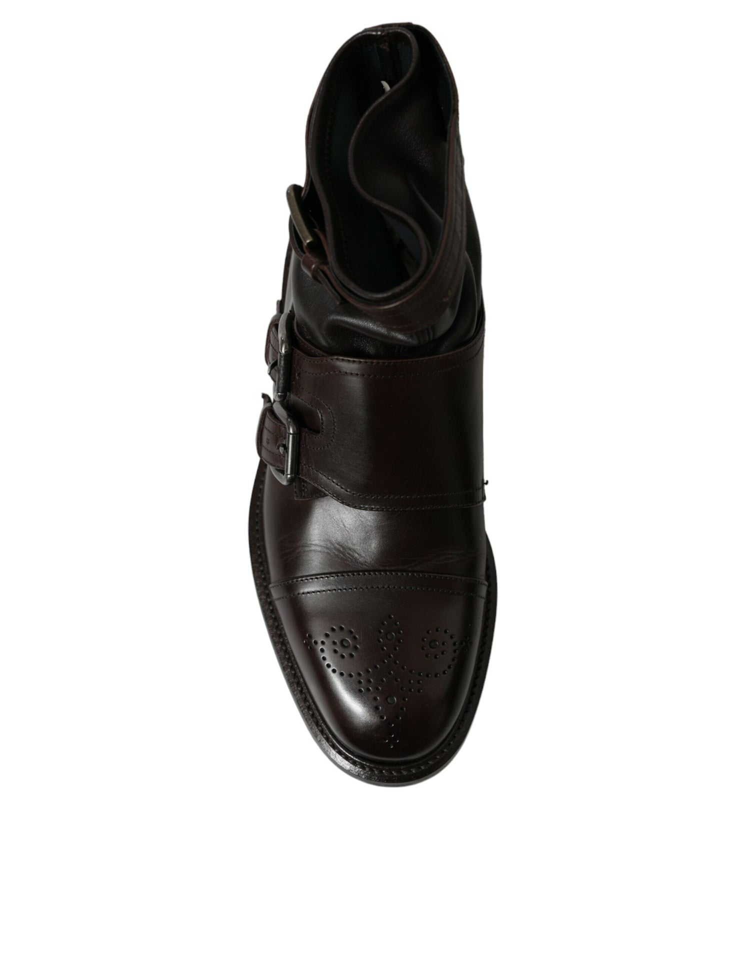 Dolce &amp; Gabbana Elegant Mens Leather Ankle Boots