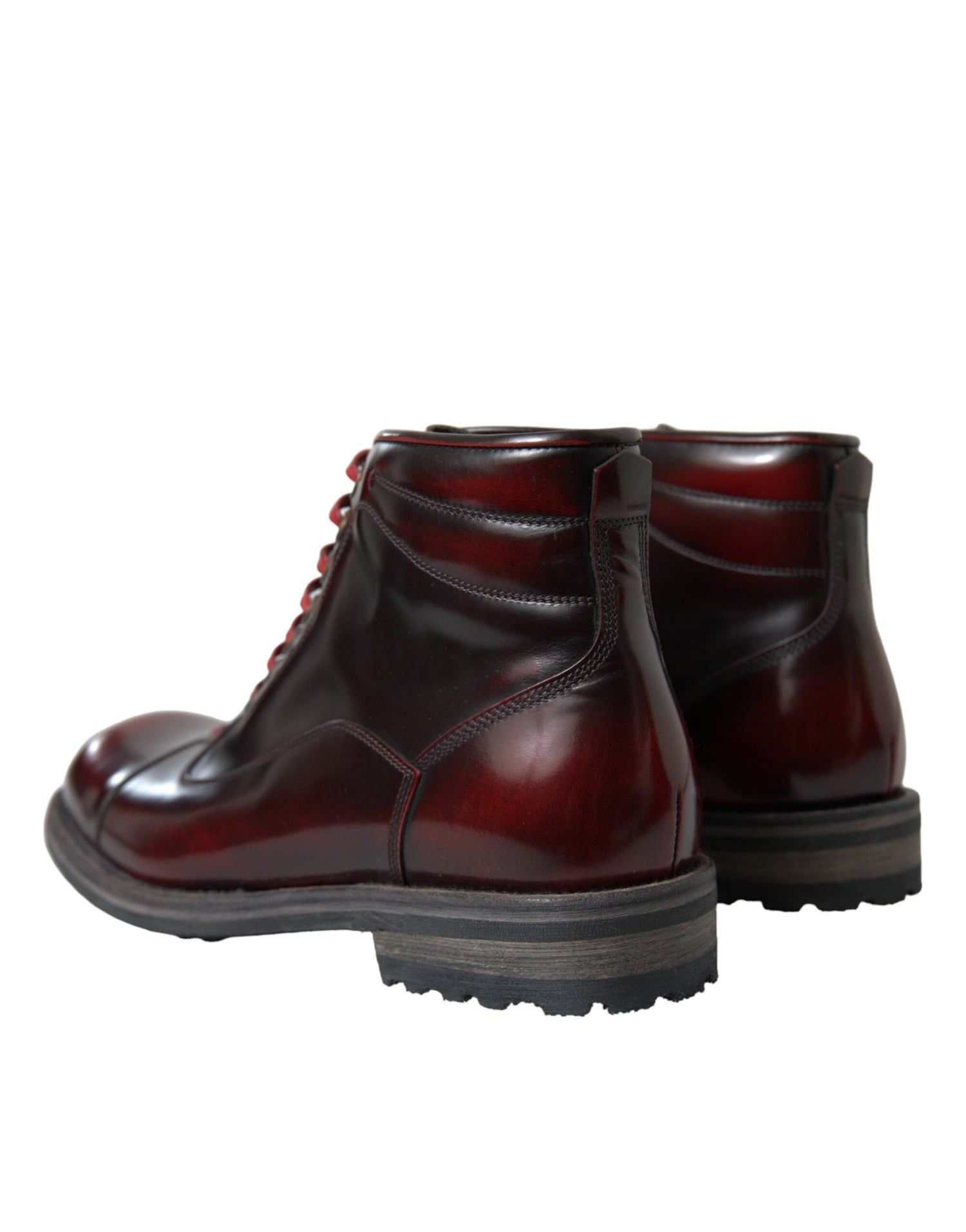 Dolce &amp; Gabbana Dapper Dual-Tone Leather Ankle Boots