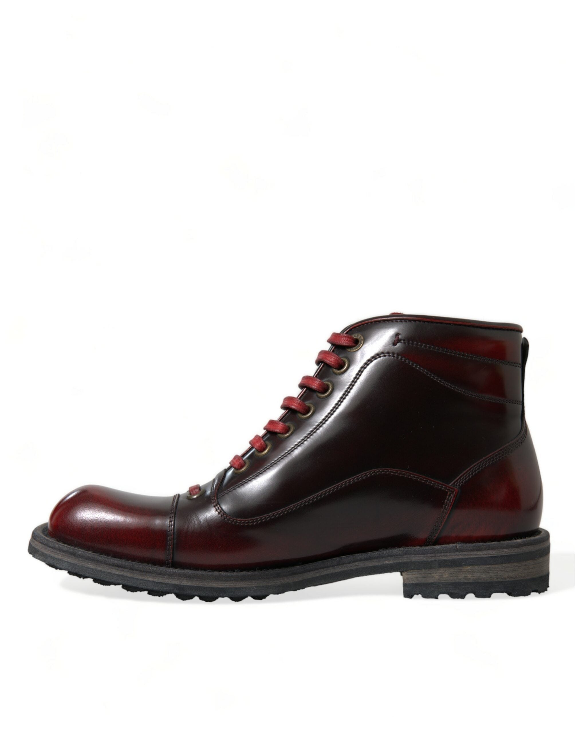 Dolce &amp; Gabbana Dapper Dual-Tone Leather Ankle Boots