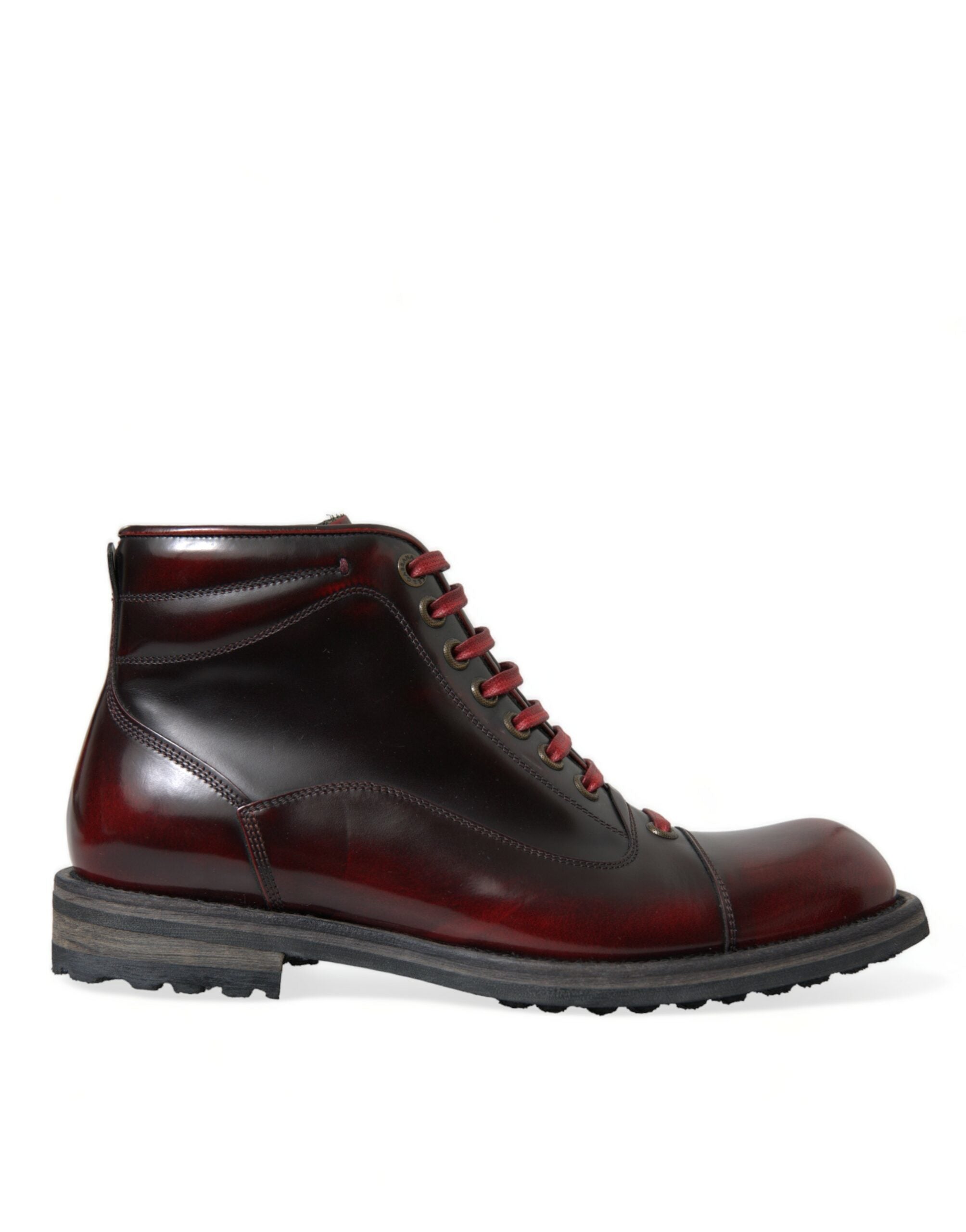 Dolce &amp; Gabbana Dapper Dual-Tone Leather Ankle Boots