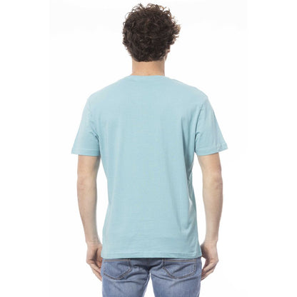 Invicta Light Blue Cotton Men T-Shirt