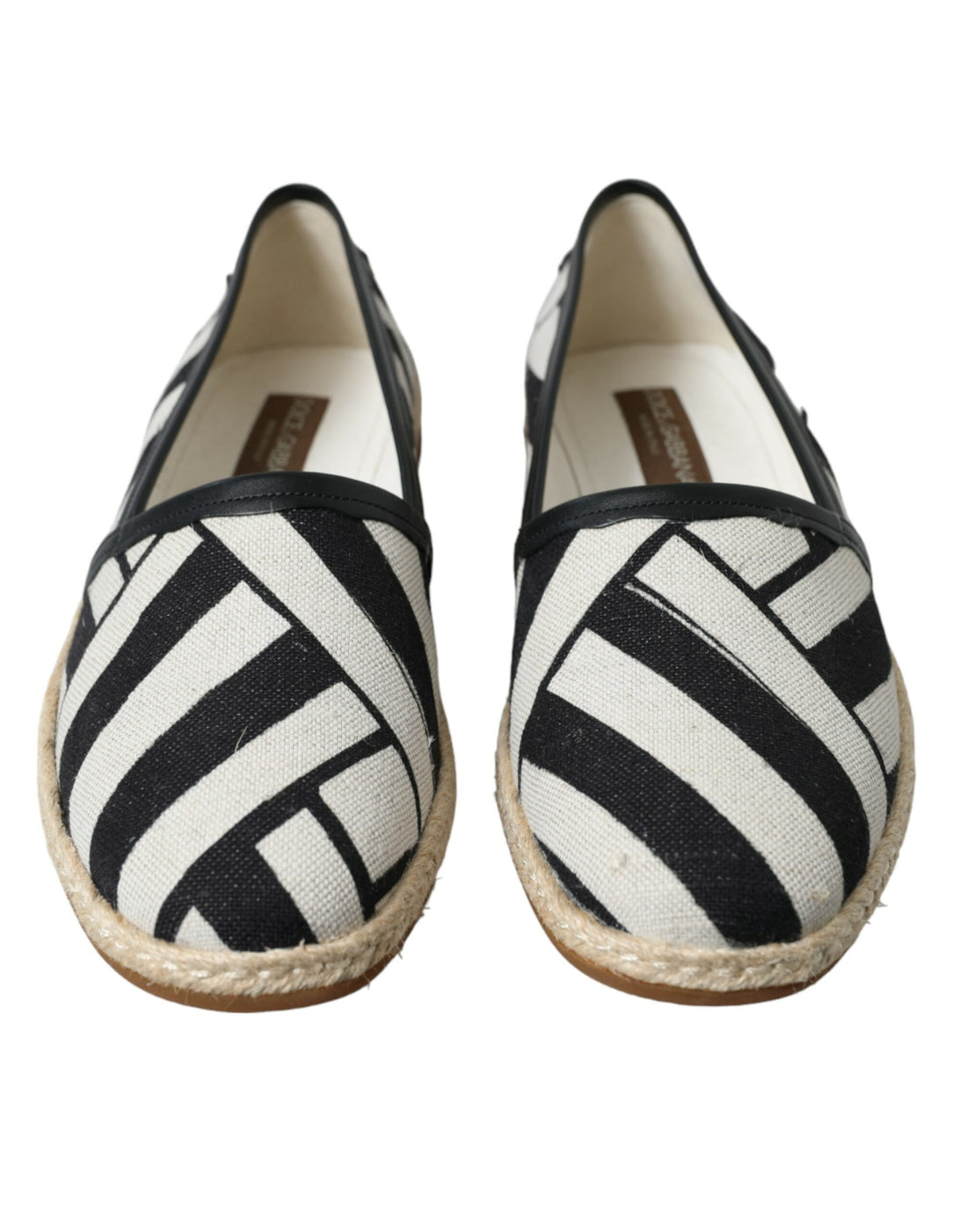 Dolce &amp; Gabbana Chic Striped Canvas Espadrilles