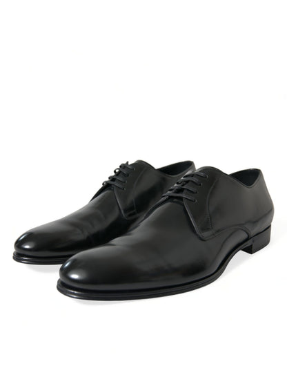 Dolce &amp; Gabbana Elegant Black Calfskin Men&