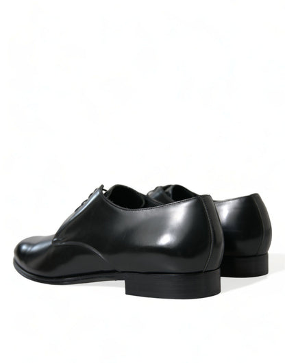 Dolce &amp; Gabbana Elegant Black Calfskin Men&