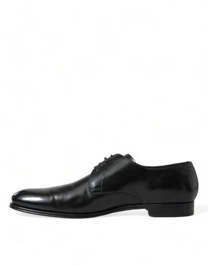 Dolce &amp; Gabbana Elegant Black Calfskin Men&