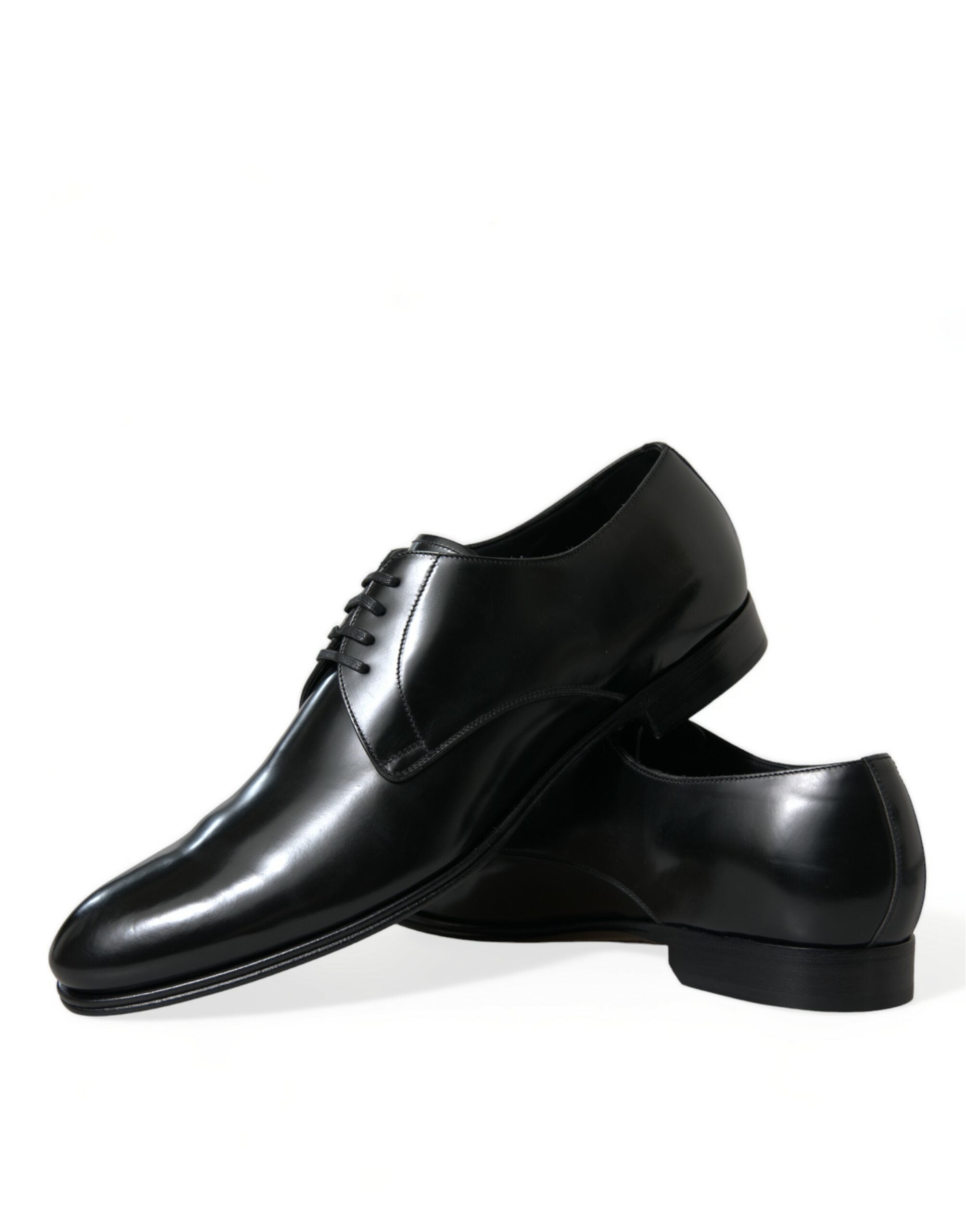 Dolce &amp; Gabbana Elegant Black Calfskin Men&