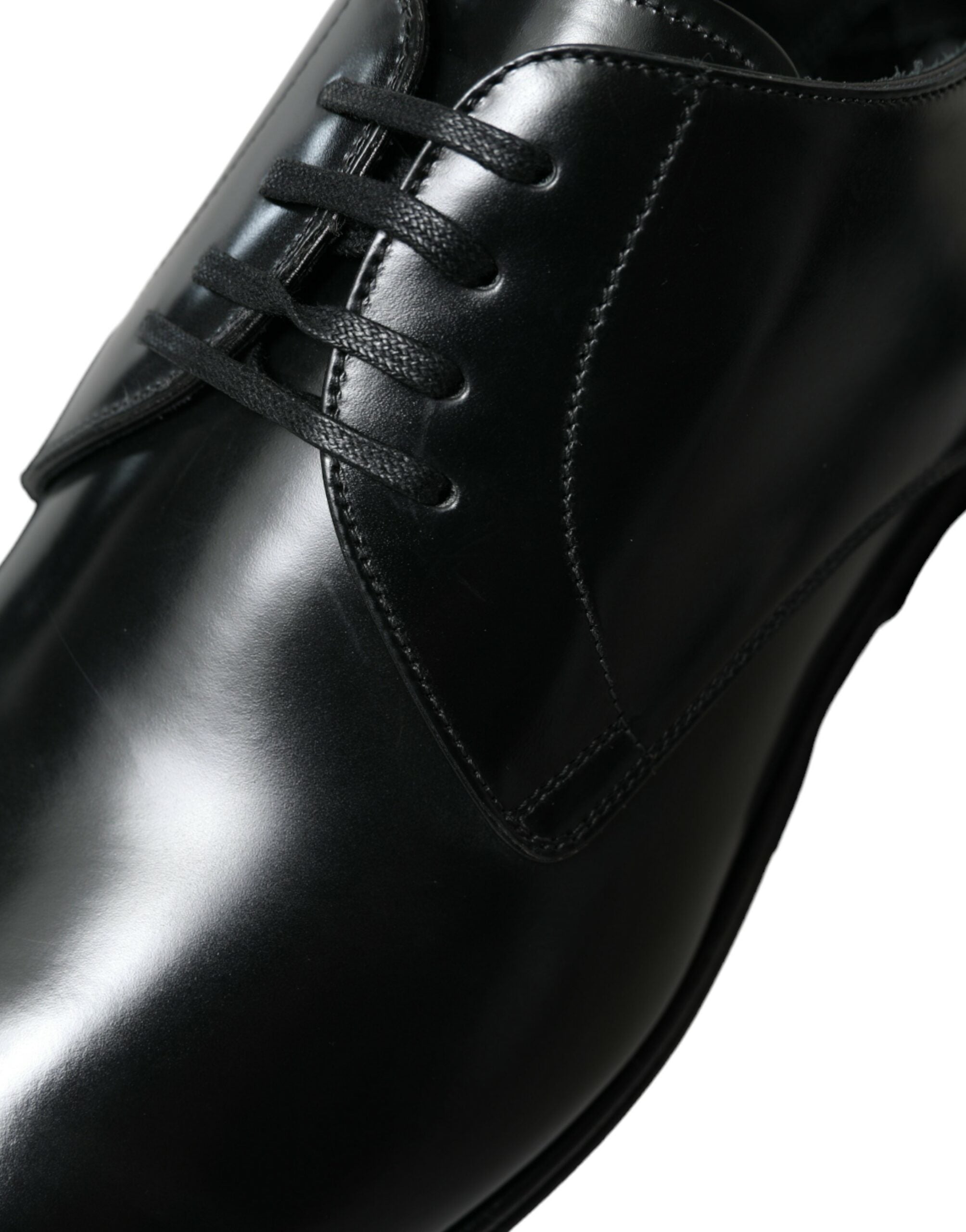 Dolce &amp; Gabbana Elegant Black Calfskin Men&