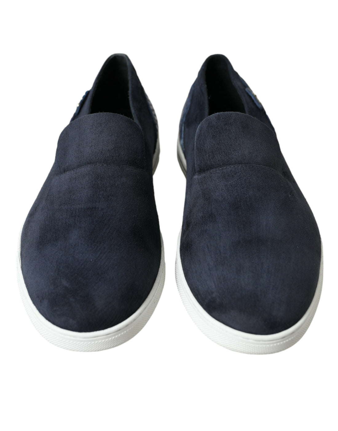 Dolce &amp; Gabbana Elegant Blue Suede Leather Loafers