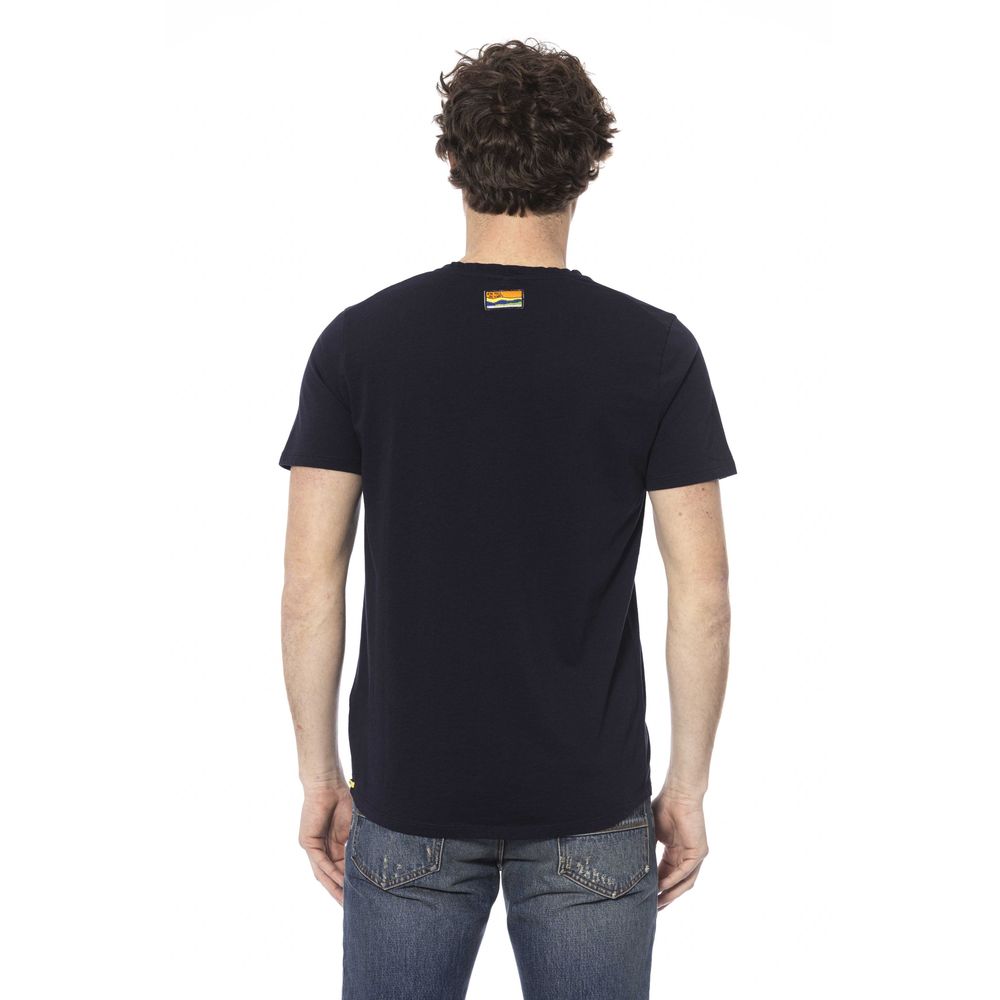 Distretto12 Blue Cotton Men T-Shirt