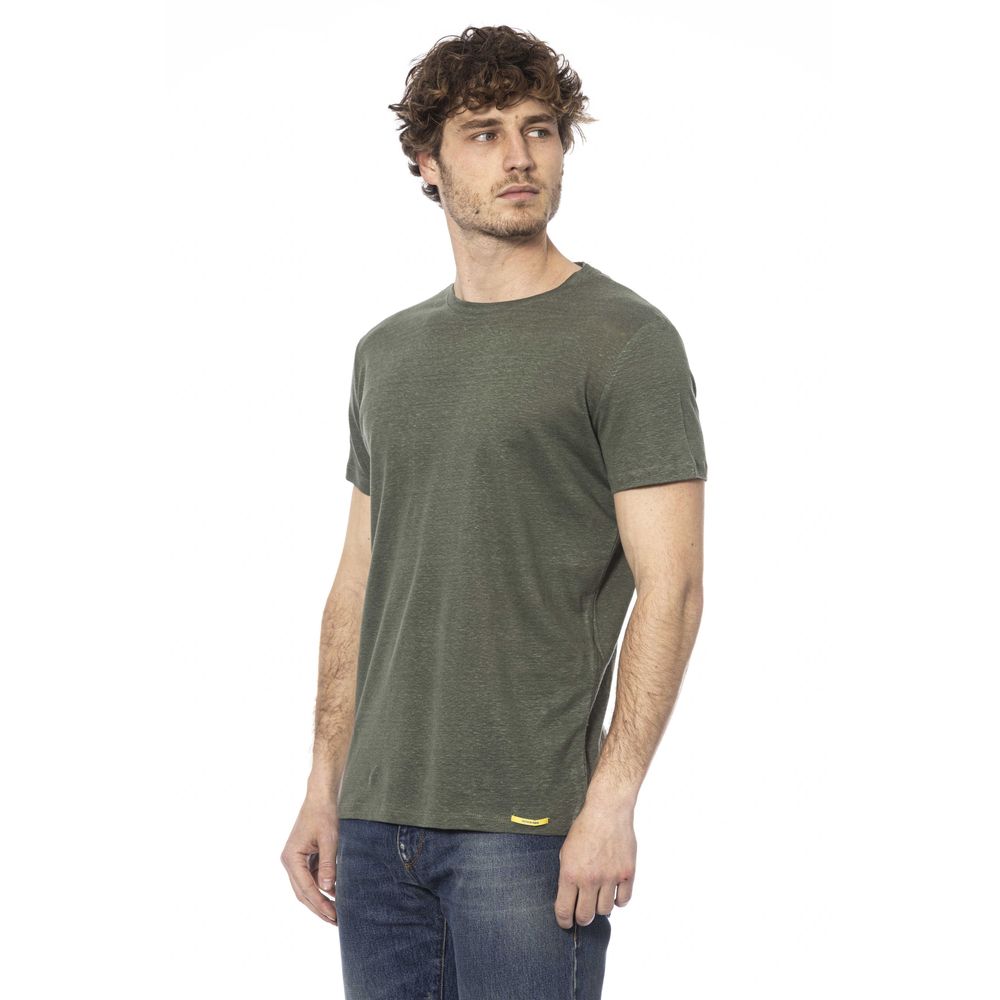 Distretto12 Green Cotton Men T-Shirt