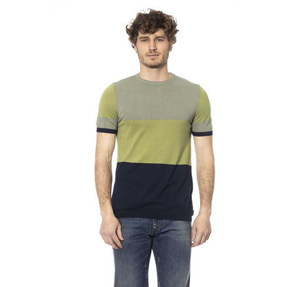 Distretto12 Green Cotton Men T-Shirt