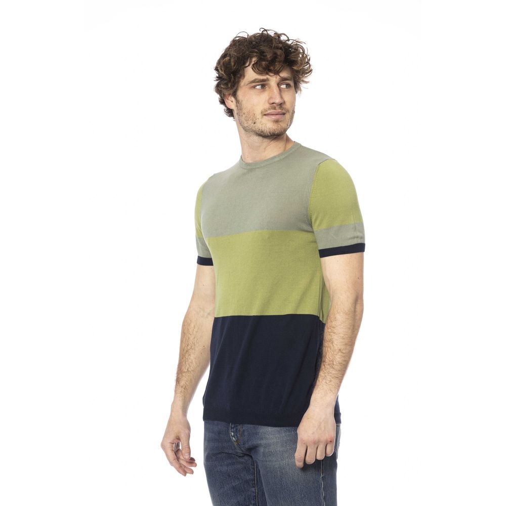 Distretto12 Green Cotton Men T-Shirt