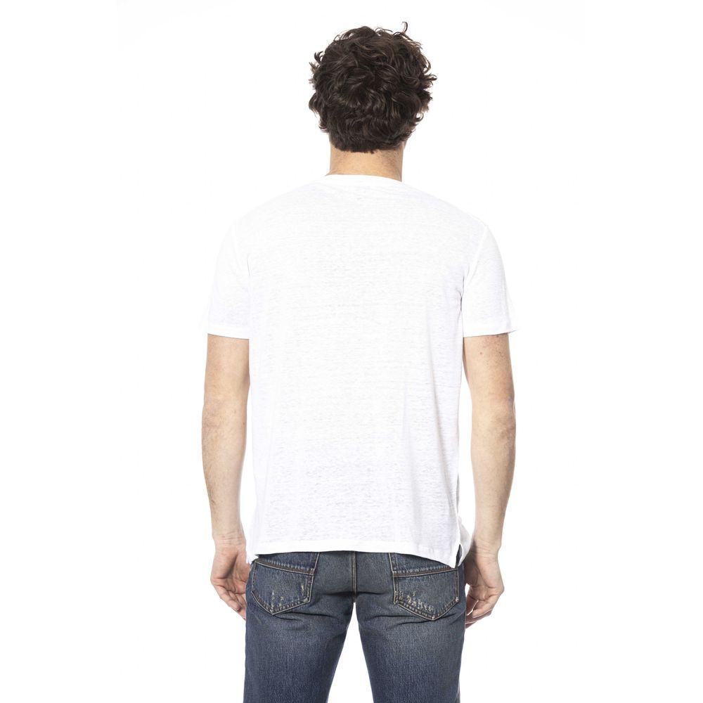 Distretto12 White Cotton Men T-Shirt