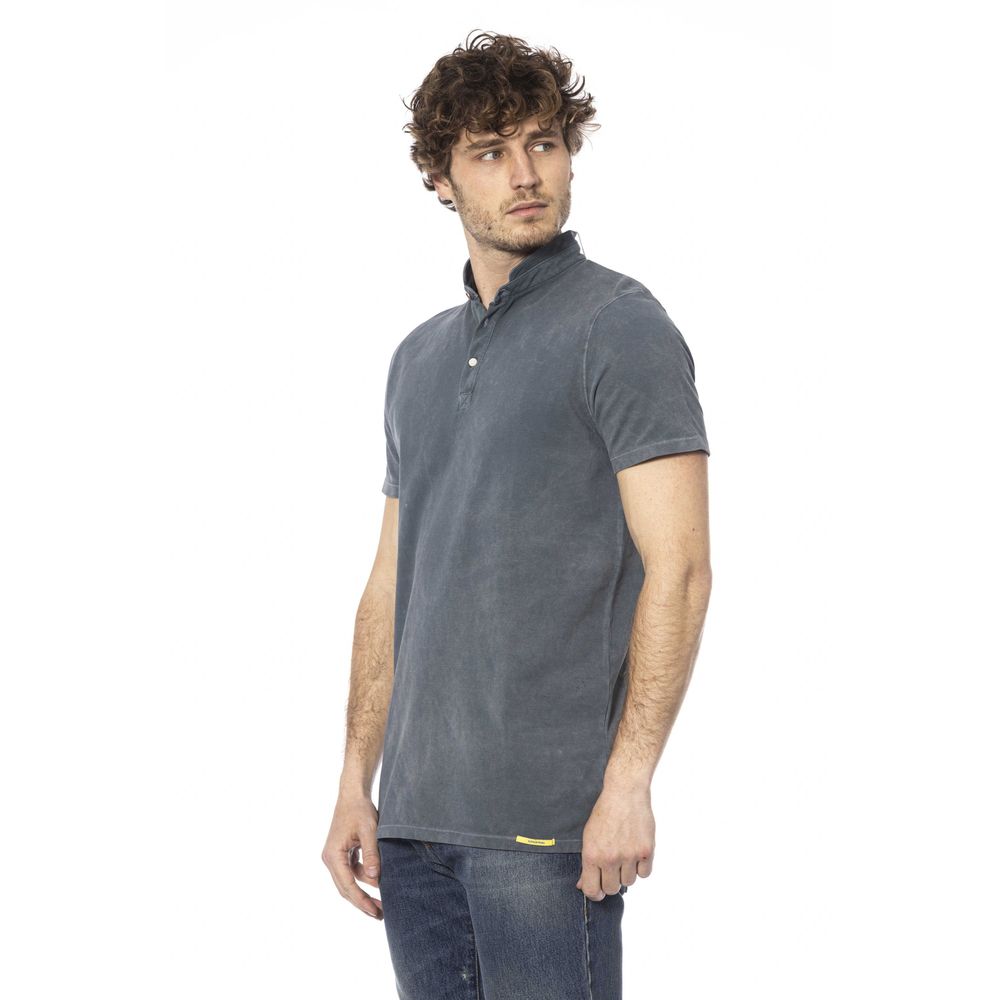 Distretto12 Gray Cotton Men T-Shirt