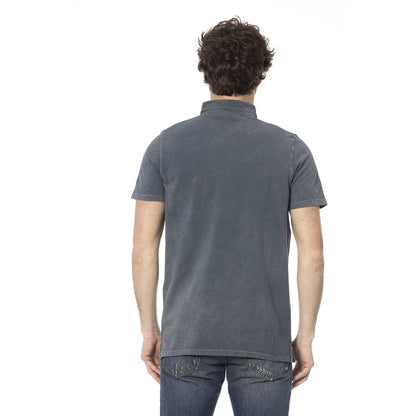 Distretto12 Gray Cotton Men T-Shirt