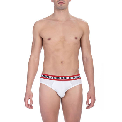 Bikkembergs White Cotton Men&