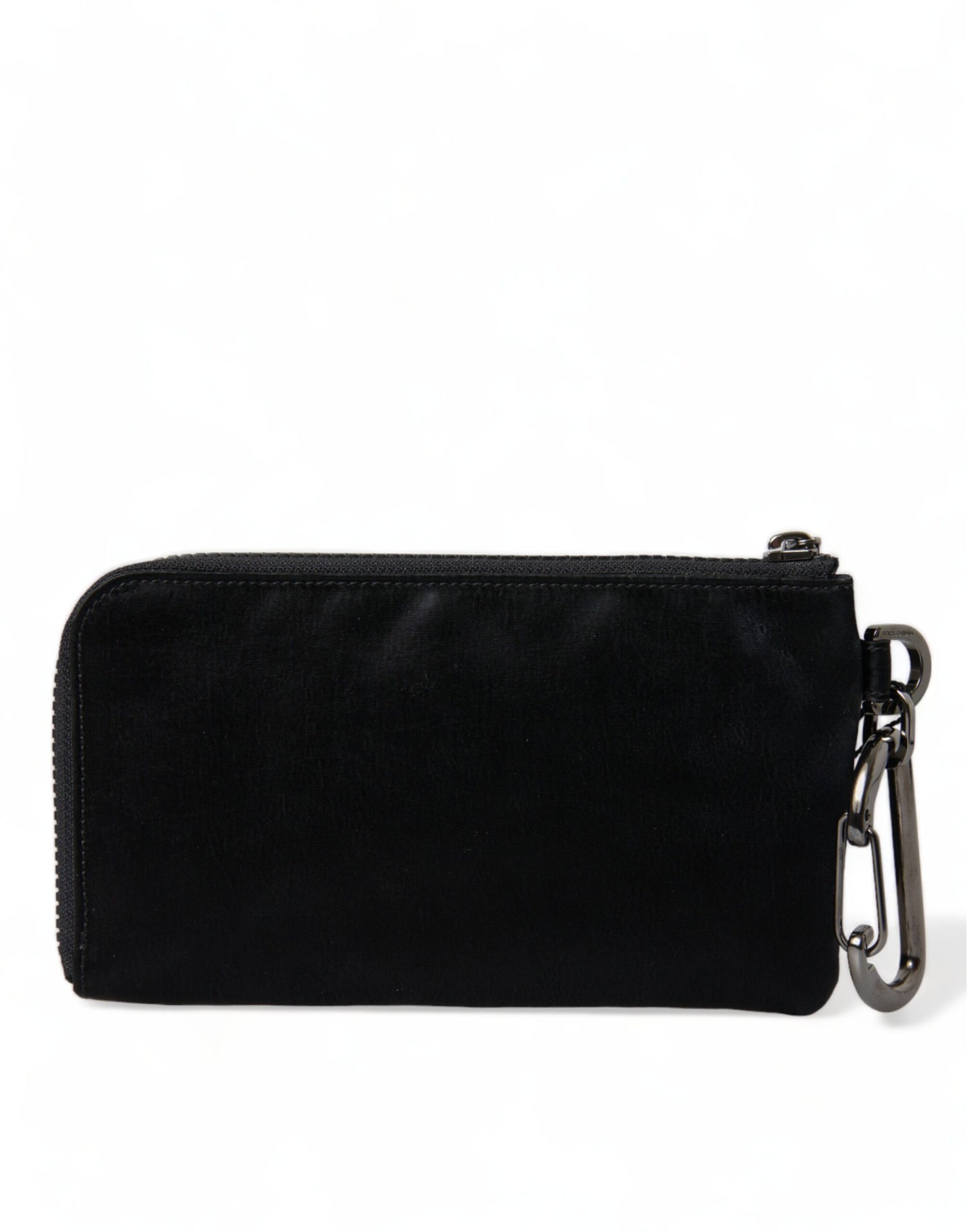 Dolce &amp; Gabbana Chic Nylon-Leather Designer Pouch