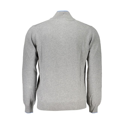 Harmont &amp; Blaine Elegant Half-Zip Sweater with Contrast Details