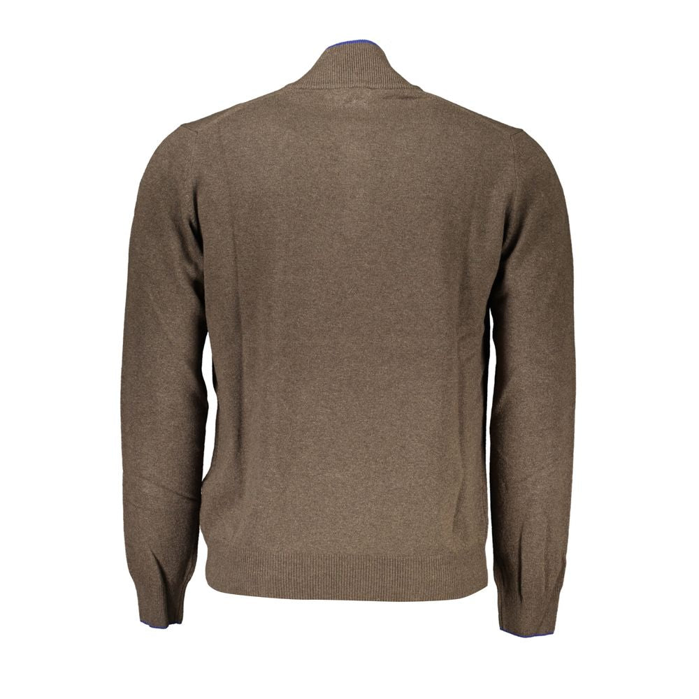 Harmont &amp; Blaine Half-Zip Contrast Detail Sweater