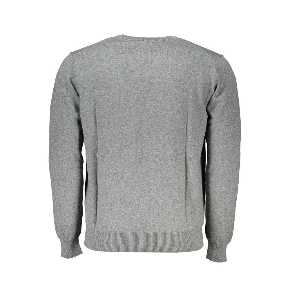 Harmont &amp; Blaine V-Neck Cotton Blend Sophisticated Sweater