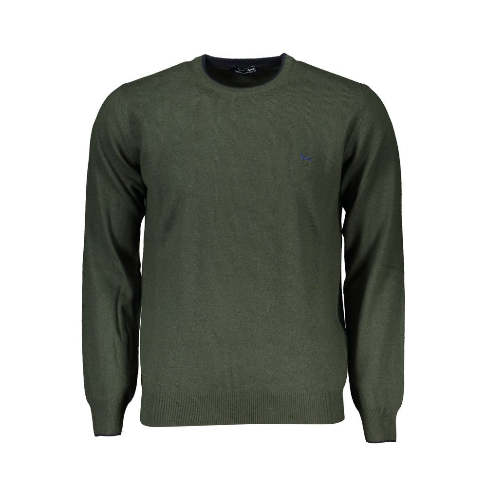 Harmont &amp; Blaine Chic Green Crew Neck Designer Sweater