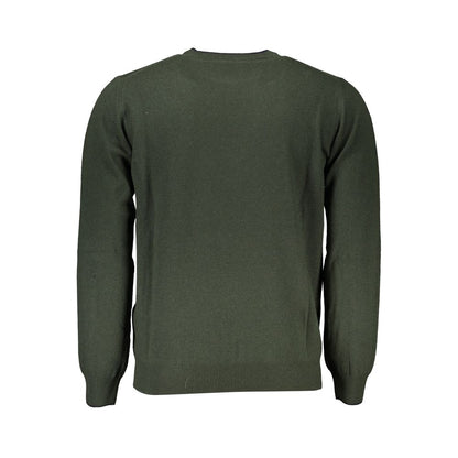 Harmont &amp; Blaine Chic Green Crew Neck Designer Sweater