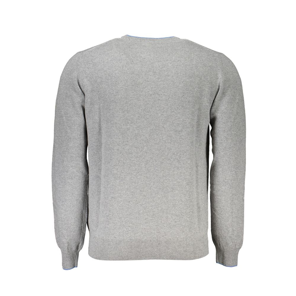 Harmont &amp; Blaine Chic Crew Neck Sweater with Contrast Details