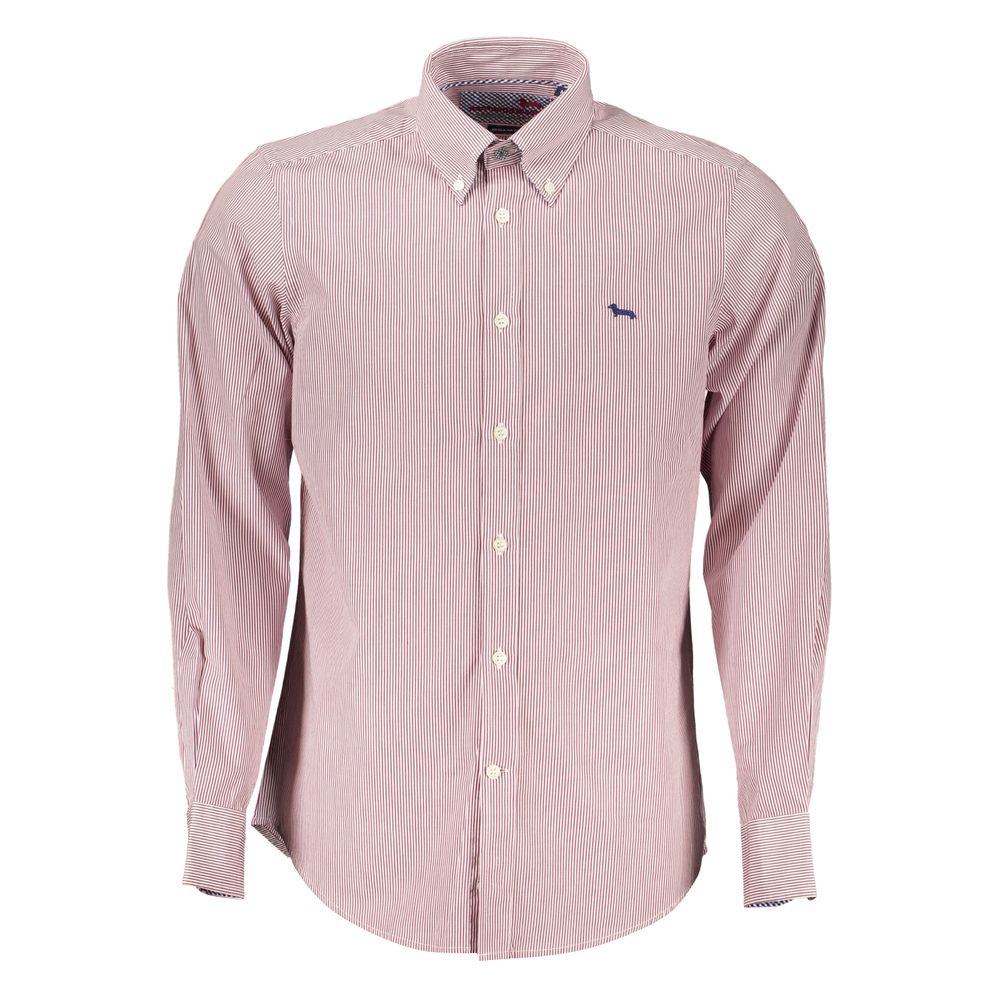 Harmont &amp; Blaine Classic Pink Striped Button-Down Shirt