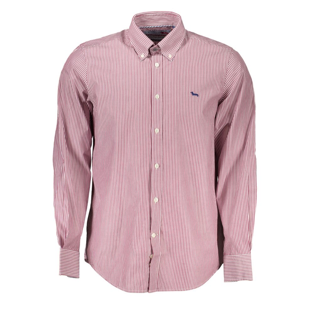 Harmont &amp; Blaine Elegant Striped Long Sleeve Button-Down Shirt