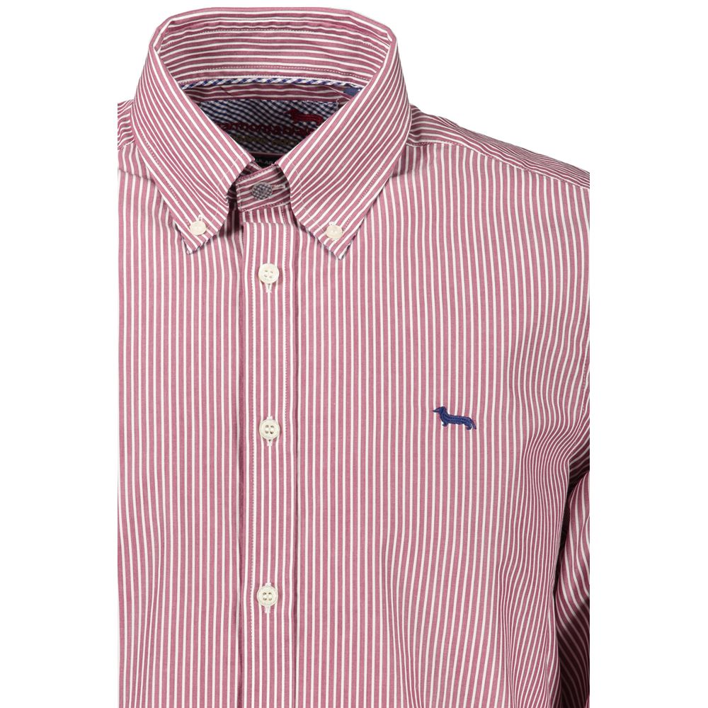 Harmont &amp; Blaine Elegant Striped Long Sleeve Button-Down Shirt