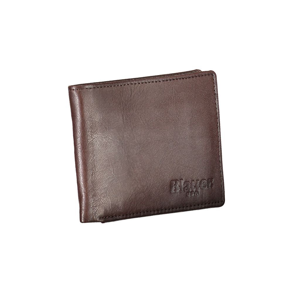 Blauer Elegant Leather Bi-Fold Men&