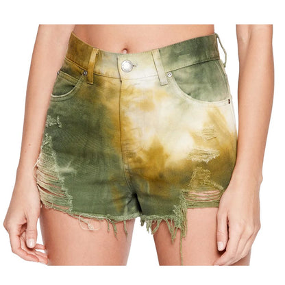 PINKO Green Cotton Women Short