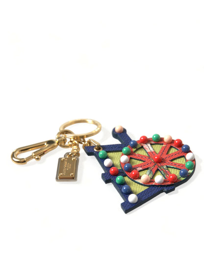 Dolce &amp; Gabbana Multicolor Cellulose Designer Keychain