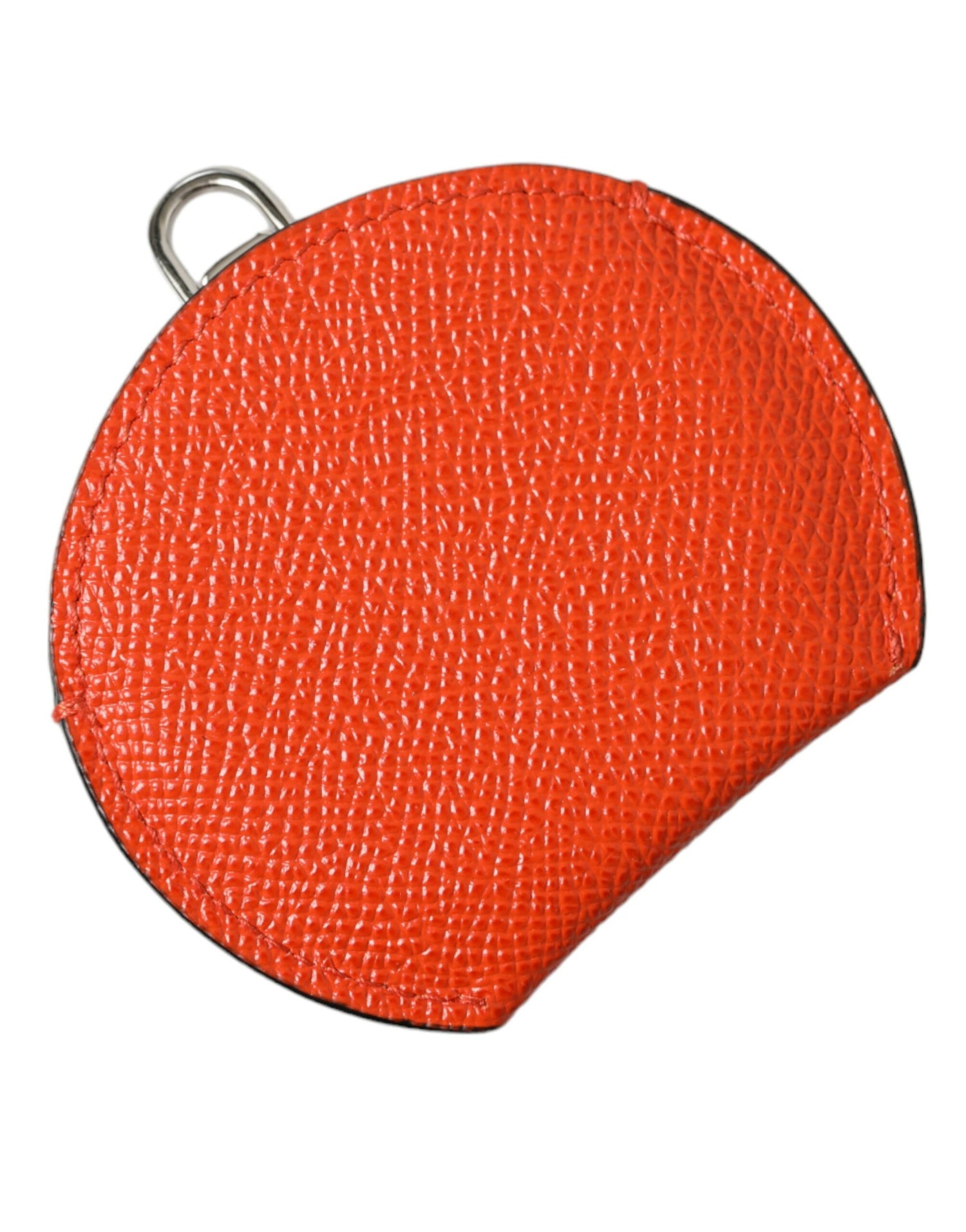 Dolce &amp; Gabbana Elegant Orange Leather Mirror Holder