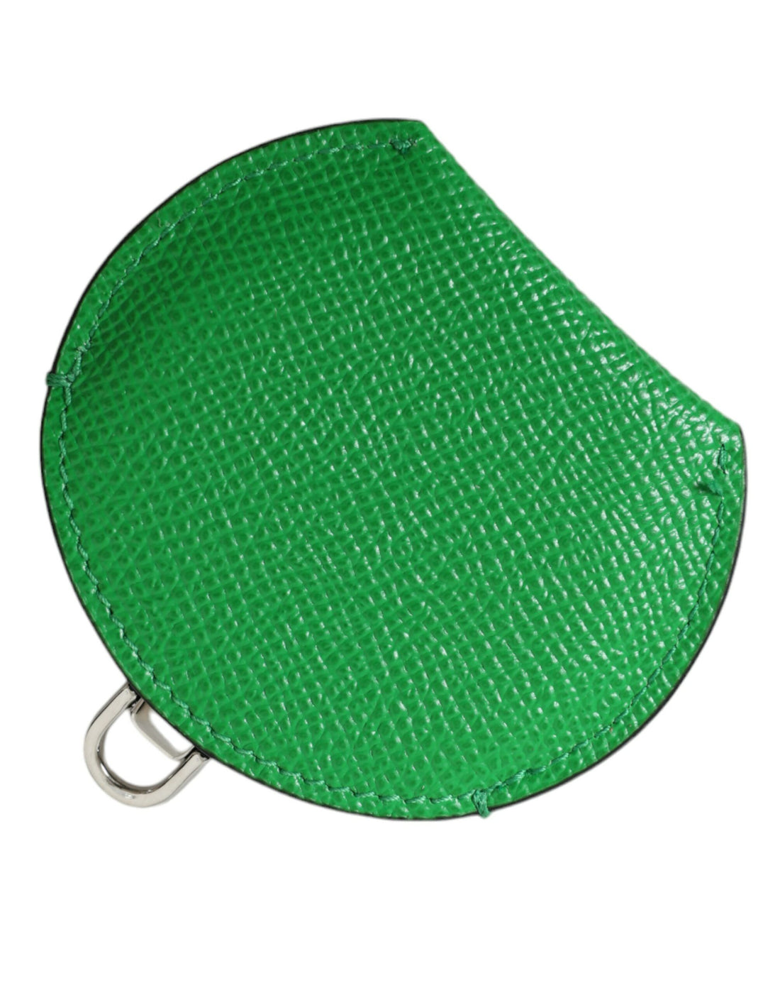 Dolce &amp; Gabbana Emerald Leather Hand Mirror Holder