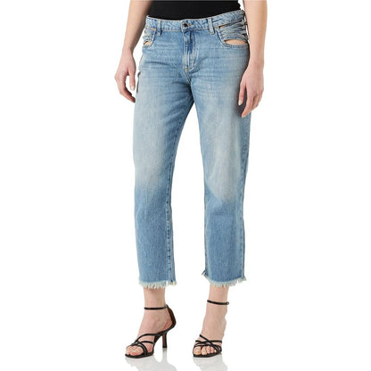 PINKO Blue Cotton Jeans &amp; Pant