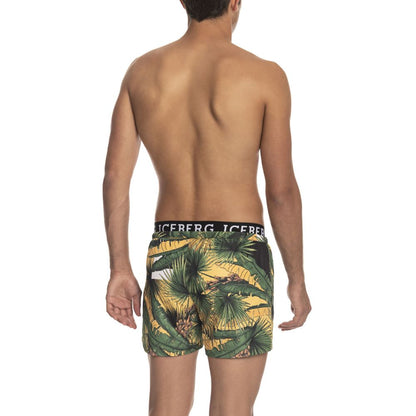 Iceberg Multicolor Polyester Men Swim Trunk