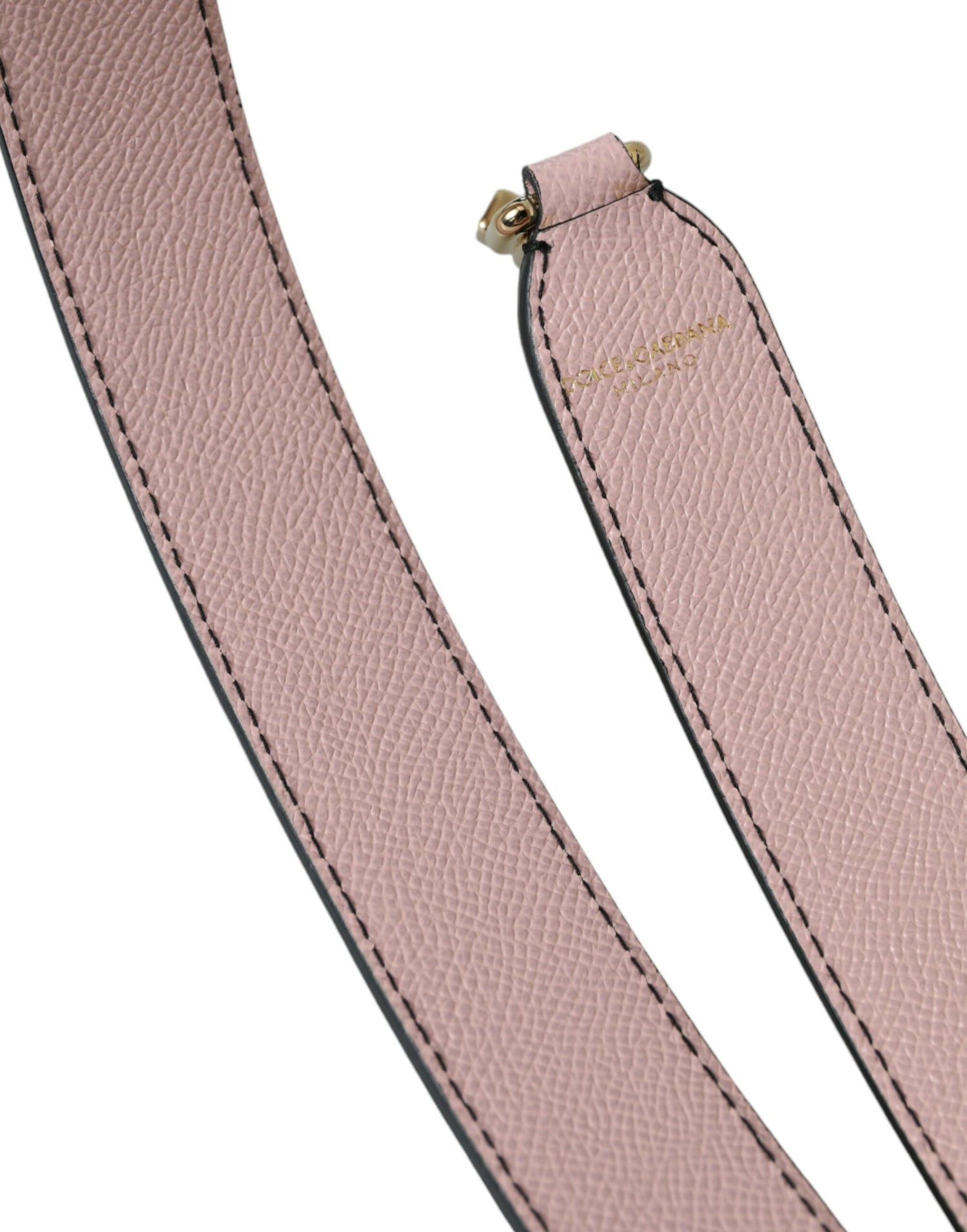 Dolce &amp; Gabbana Pink Leather Handbag Accessory Shoulder Strap